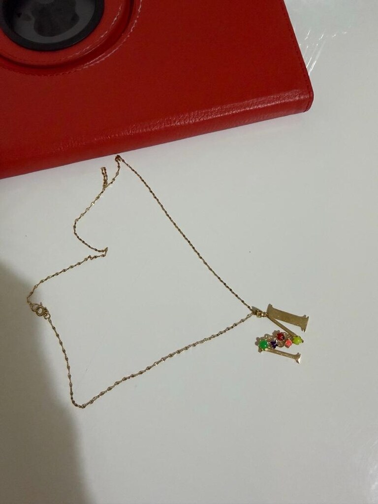 Harfli Altın Kolye - 3