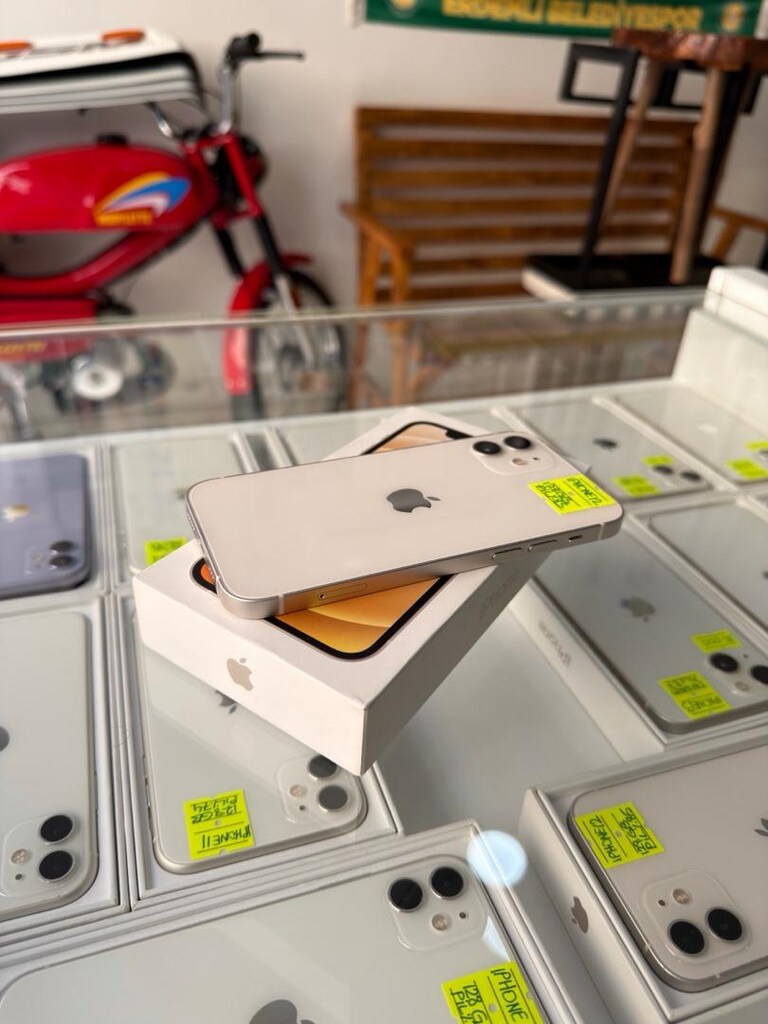 IPHONE 12 TR 128 gb beyaz sıfır gibi - 6