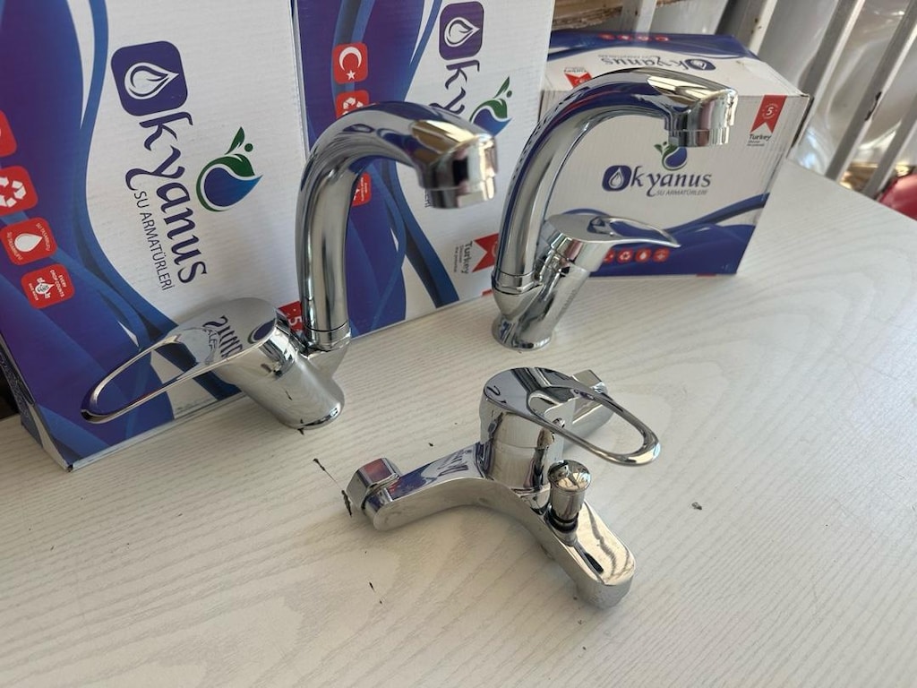 batarya seti 3 Lü batarya takımı mutfak bataryası lavabo banyo - 2