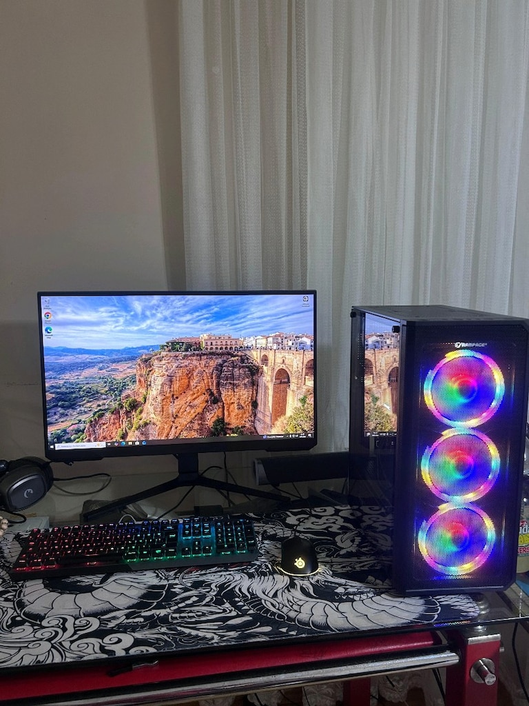 27" Samsung Monitor + Masaustu Oyuncu Bilgisayar Full Takim arc a750 - 13