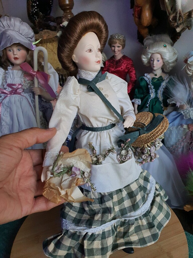 porselen bebek vintage damgalı sertifikalı - 18
