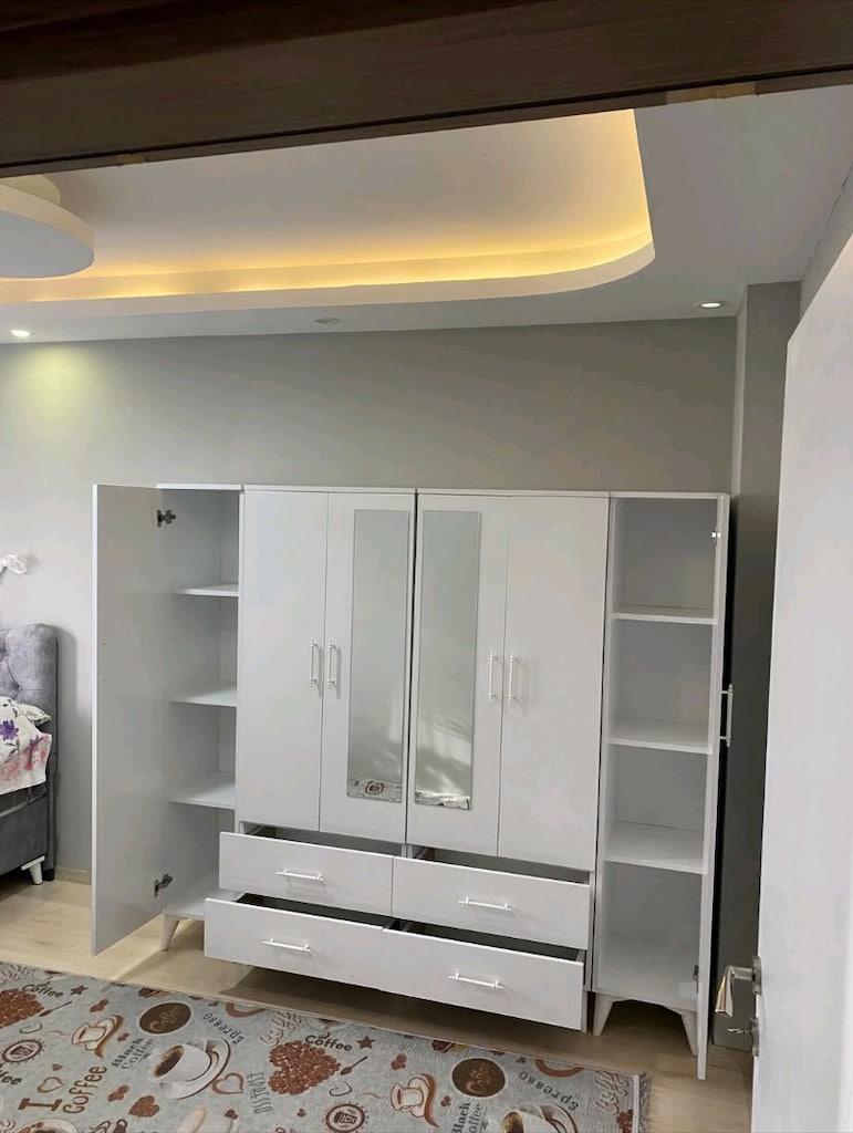 **DAHA UCUZU YOK** ÜCRETSİZ KURULUM KAPIDA ÖDEME GARDROP ELBİSE DOLABI - 2