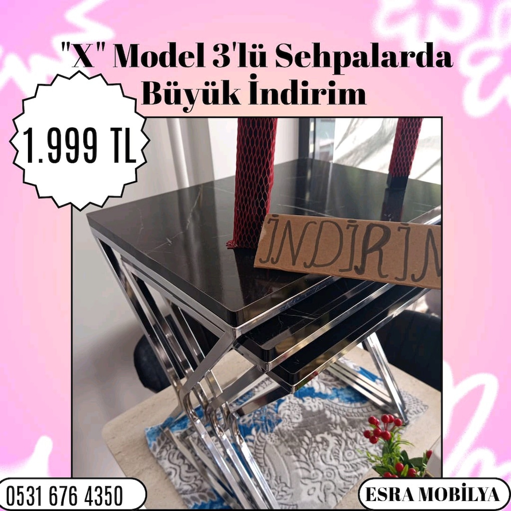 Zigon Sehpa Modellermiz Nakite Özel Fiyat Sadece - 9