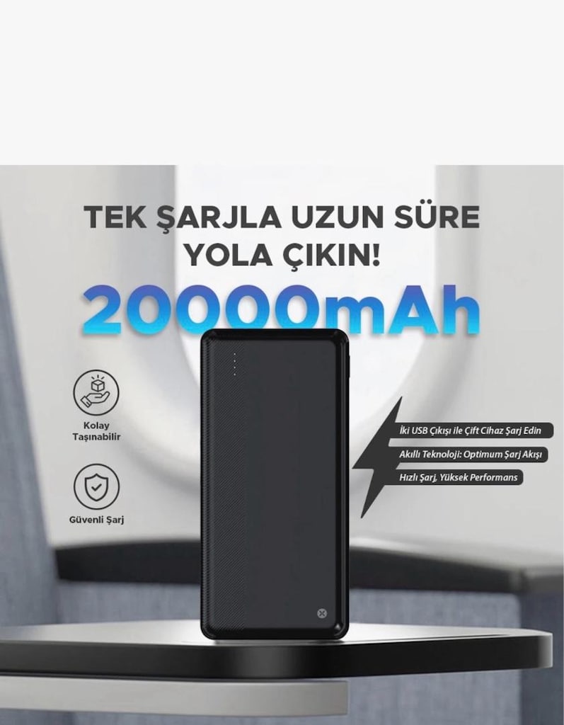 Temiz Kutulu 20.000 mAH Powerbank - 3