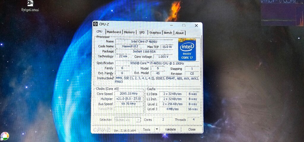 HPProBook 450 G2 İ7 4600U, 12Gb DDR3, 256 SSD - 10
