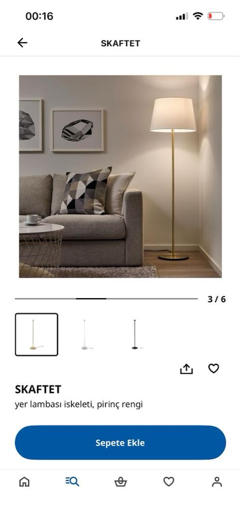IKEA Skaftet Lambader İskeleti - 8