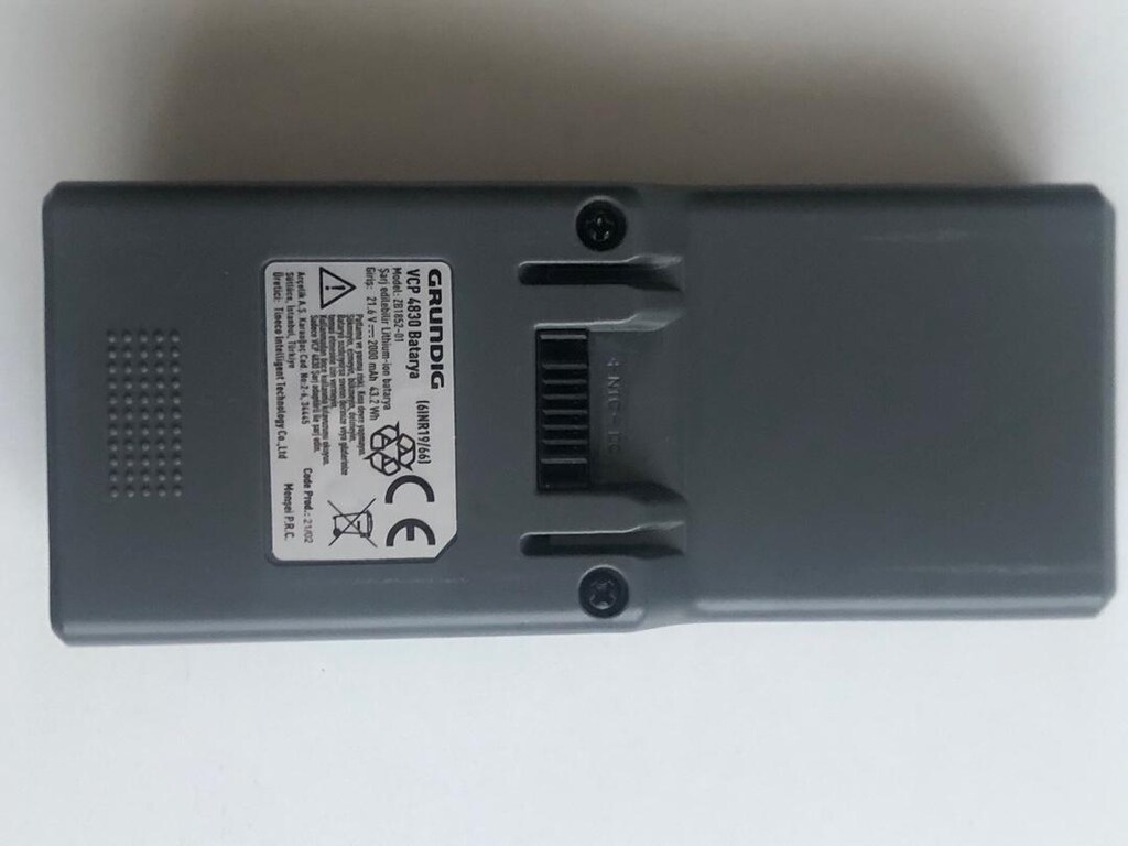 GRUNDİG VCP 4830 BATARYA dikey süpürge - 2
