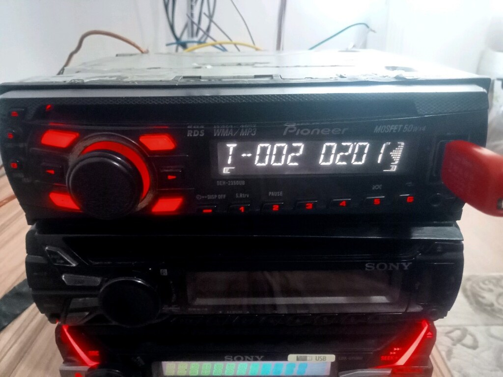 2 ADET SONY BİR ADET PİONEER TEYİP - 4