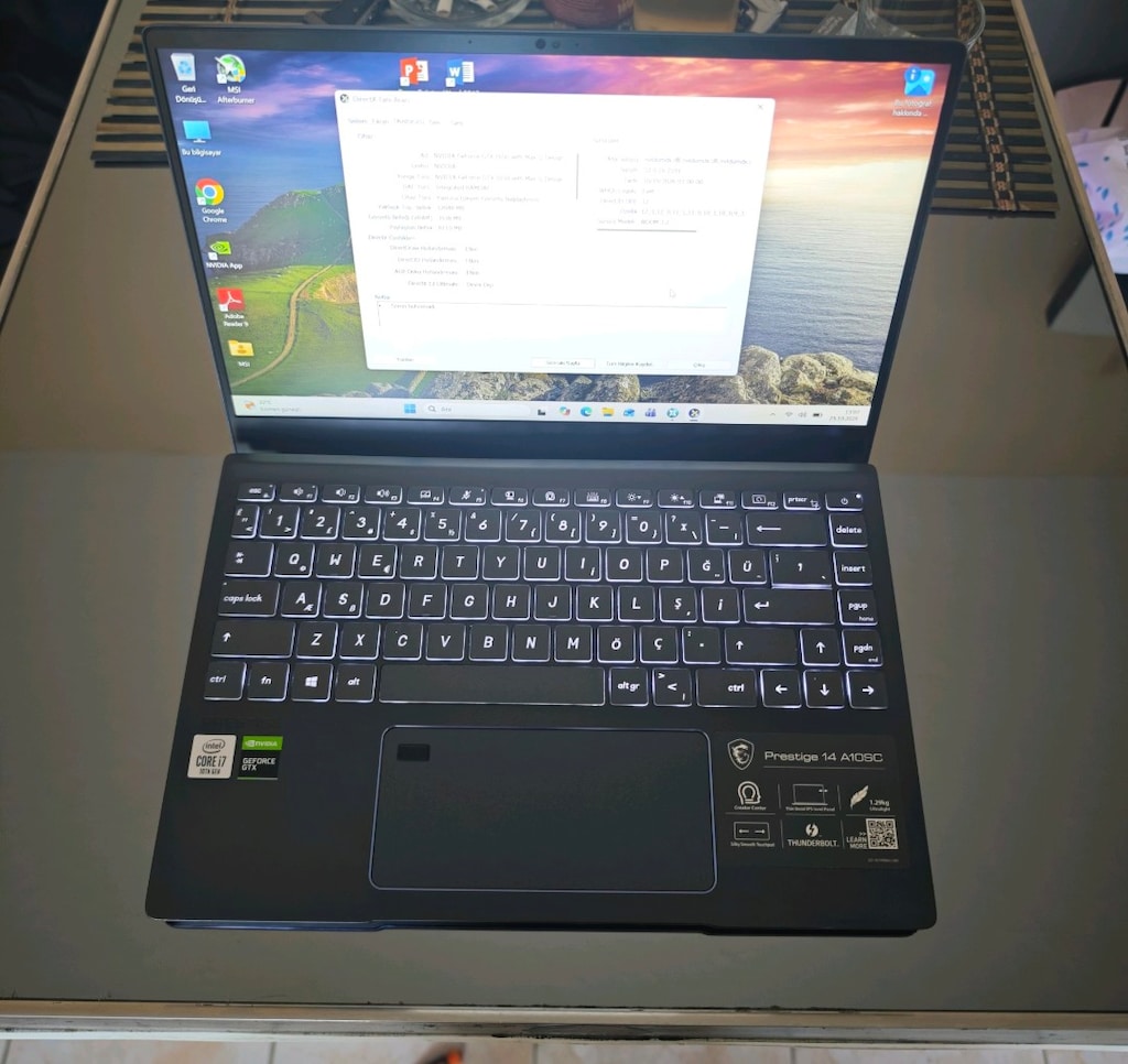 MSI PRESTIGE 14 A10SC | Intel i7 |MAX-Q | 512 GB SSD Gaming Laptop. - 6