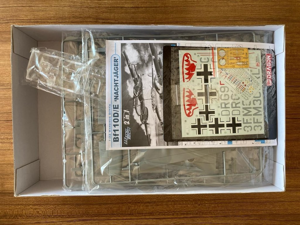 1/32 Bf110D/E “NACHTJAGER” Plastik Maket Kiti - 2