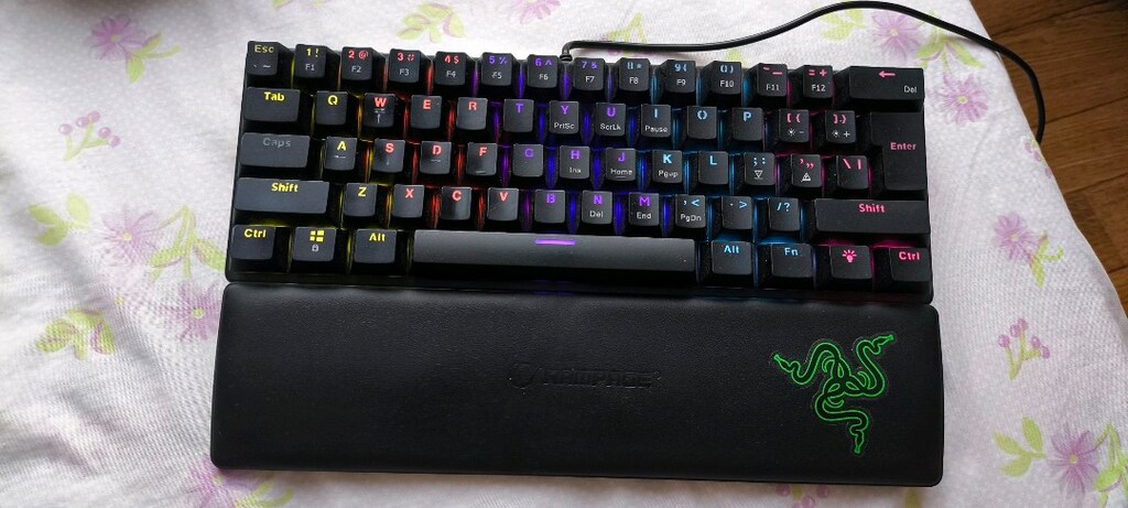 Rampage PLOWER K60 (Wired Rainbow US Layout Blue Switch Black Mechanic - 5