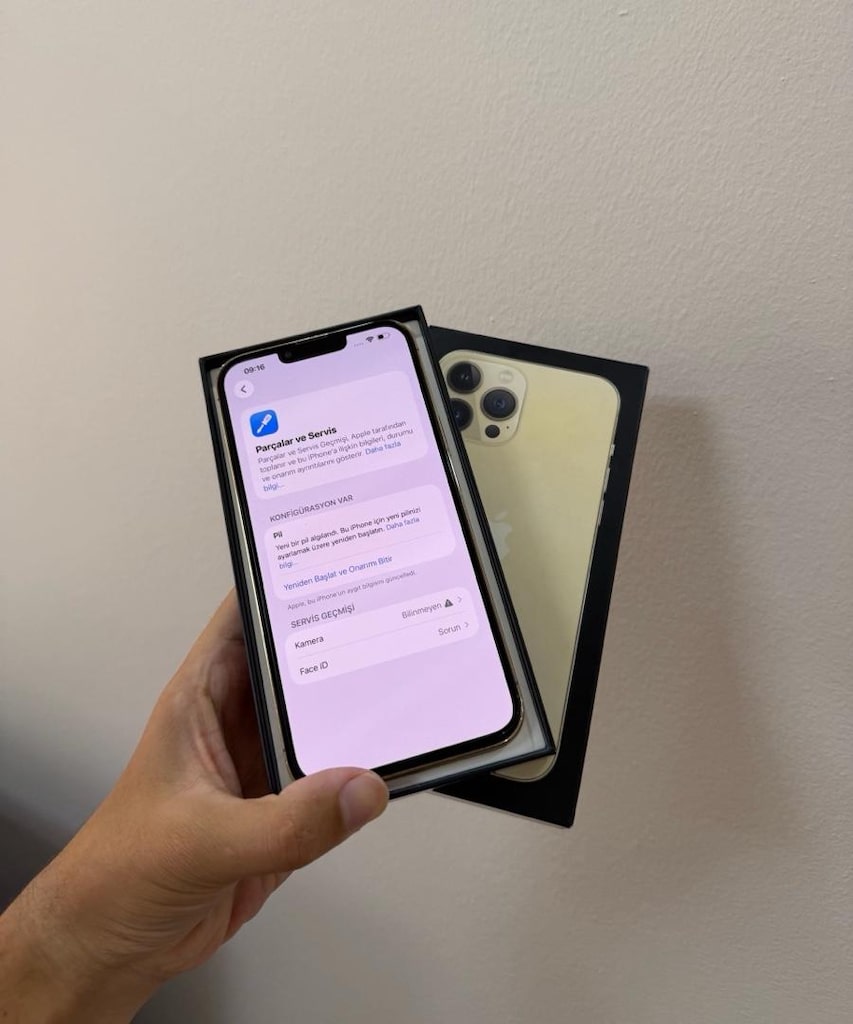 IPHONE 13 PRO MAX 128 GB TR KUTU FATURALI PİL 87 FACE İD PASİF - 3