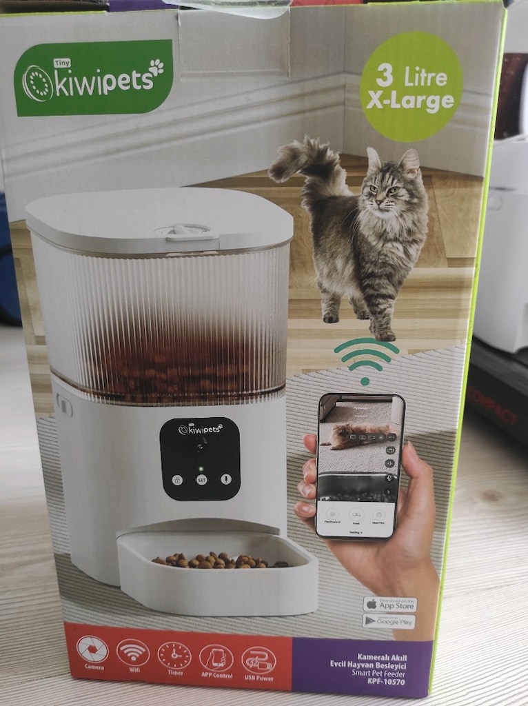 Kiwipets Otomatik Mama Kabı 3Lt - 4