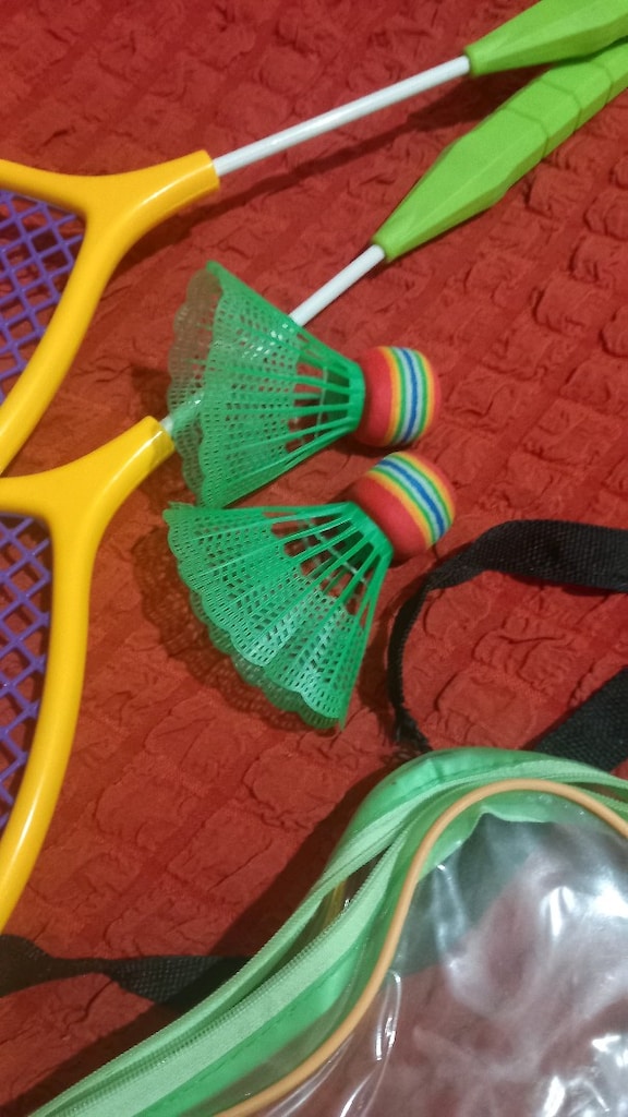 Çocuklar İçin Hobi Badminton / Plaj Raket Seti + Kılıflı - 2