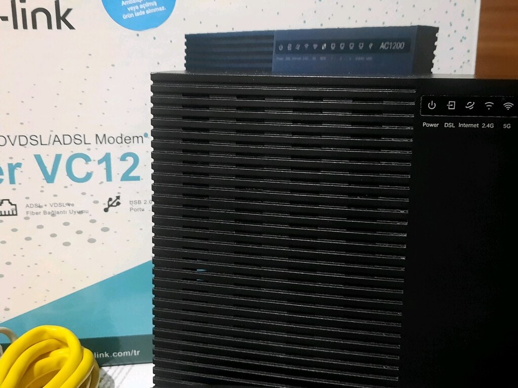 VDSL MODEM 5G VE 2.4G, YENİ NESİL, TPLINK, 6392 - 3