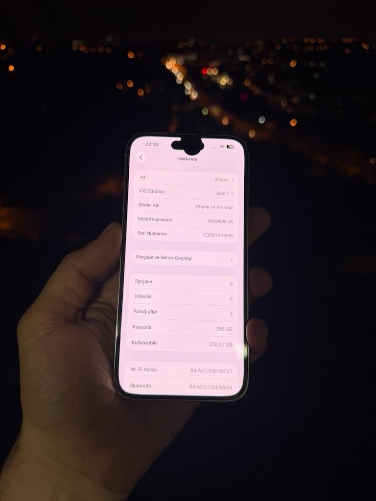 İPHONE 14 PRO MAX 256 PİL 100 K.K - 5