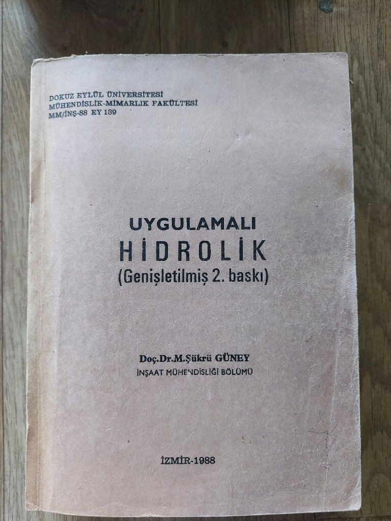 Su Yapıları, Hidrolik ve Statik yapı hesapları - 3