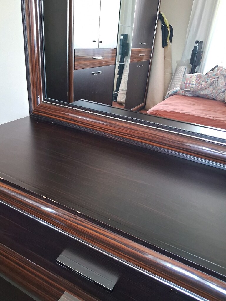 Elbise dolabı(beş kapılı)iki komidin,bir şifonyer - 5