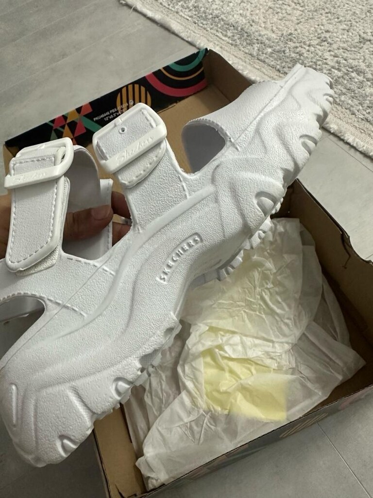 Skechers sandalet 37 numara beyaz - 2