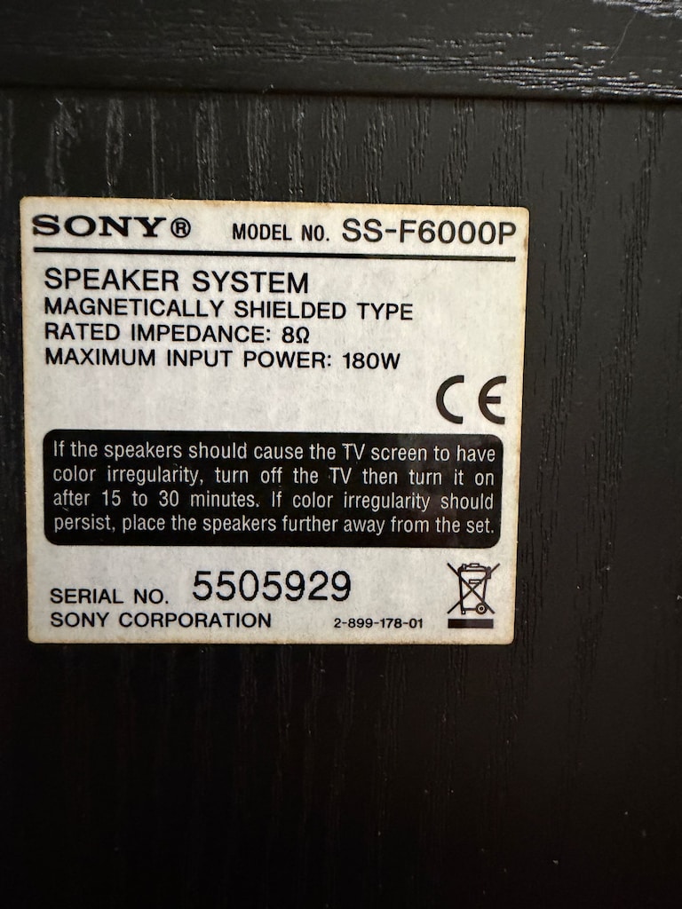 ACİL SONY SS-F6000P KULE HOPARLÖR - 4