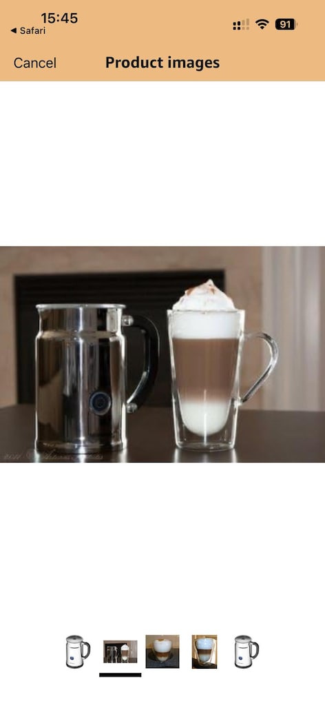 Nespresso Essenza Mini Grey & Aeroccino Plus (Model 3192) - 5