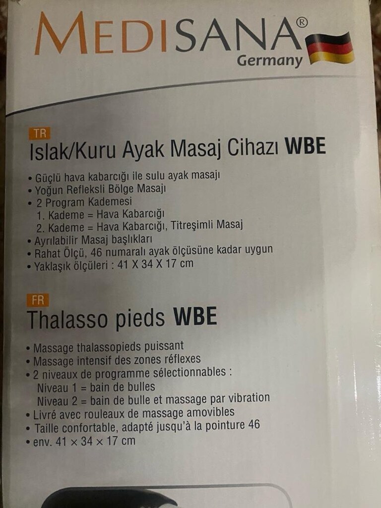 masaj cihazı Medısana ıslak/kuru ayak Spa ve Masaj cihazı - 2