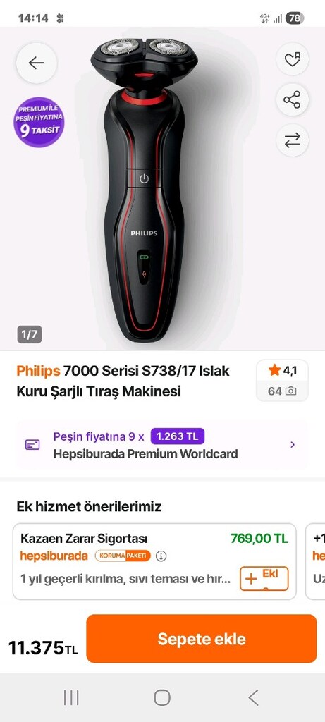 PHILIPS traş makinesi - 10