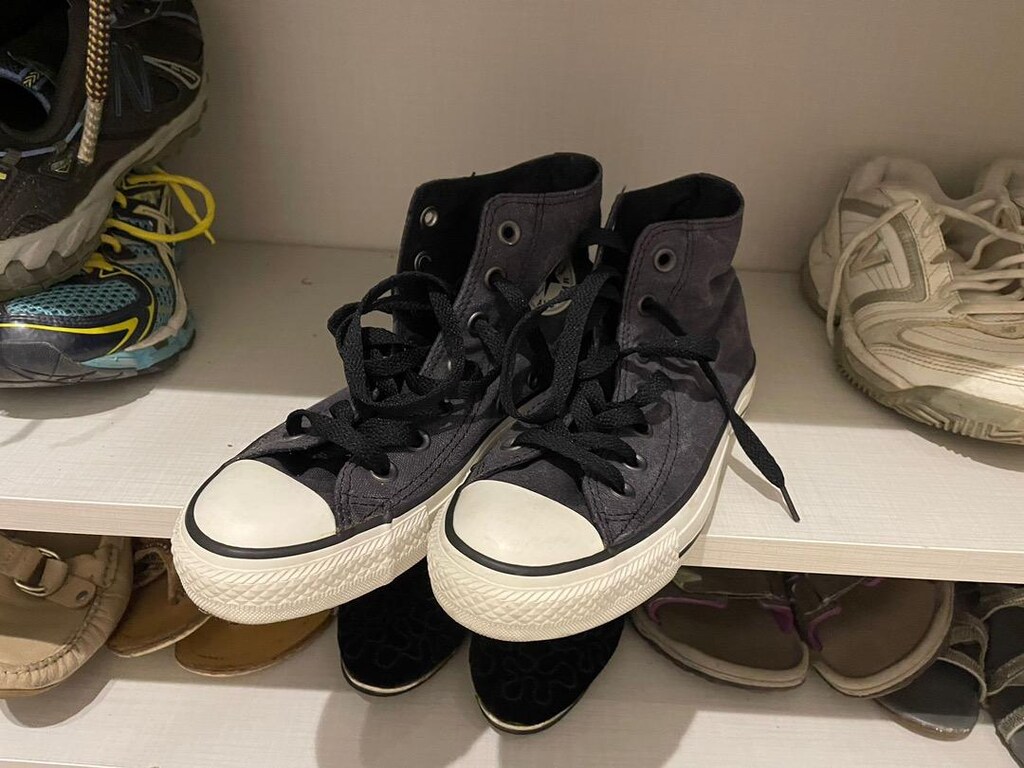 converse Unisex Siyah/koyu gri Chuck Taylor Allstar Sneaker