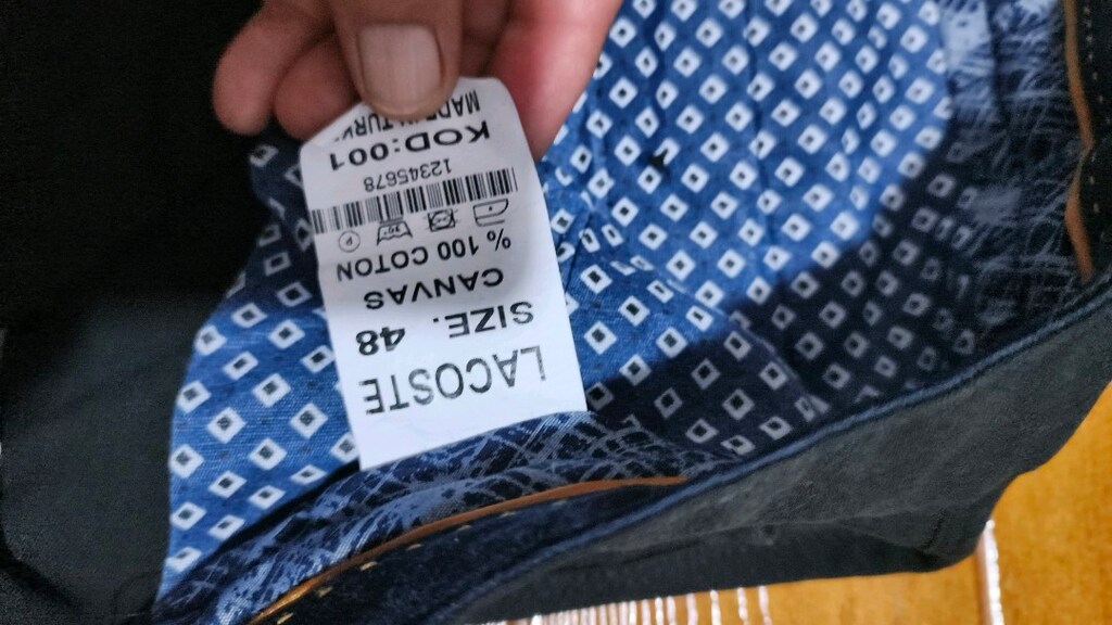 Lacoste hafif likralı pantolon. - 7