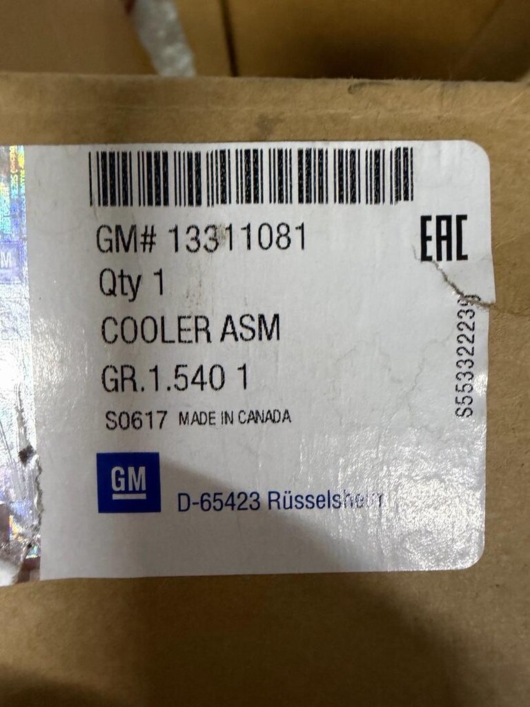 Astra J - Insignia - Zafira Otomatik Şanzıman Yağ Soğutucu 13311081 - 5