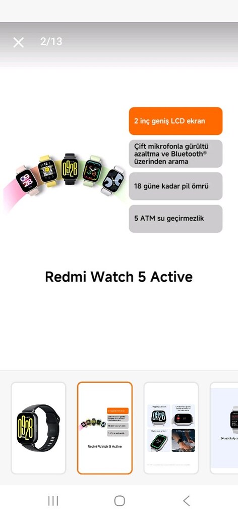 Redmi Watch 5 Active AKILLI SAAT - 5