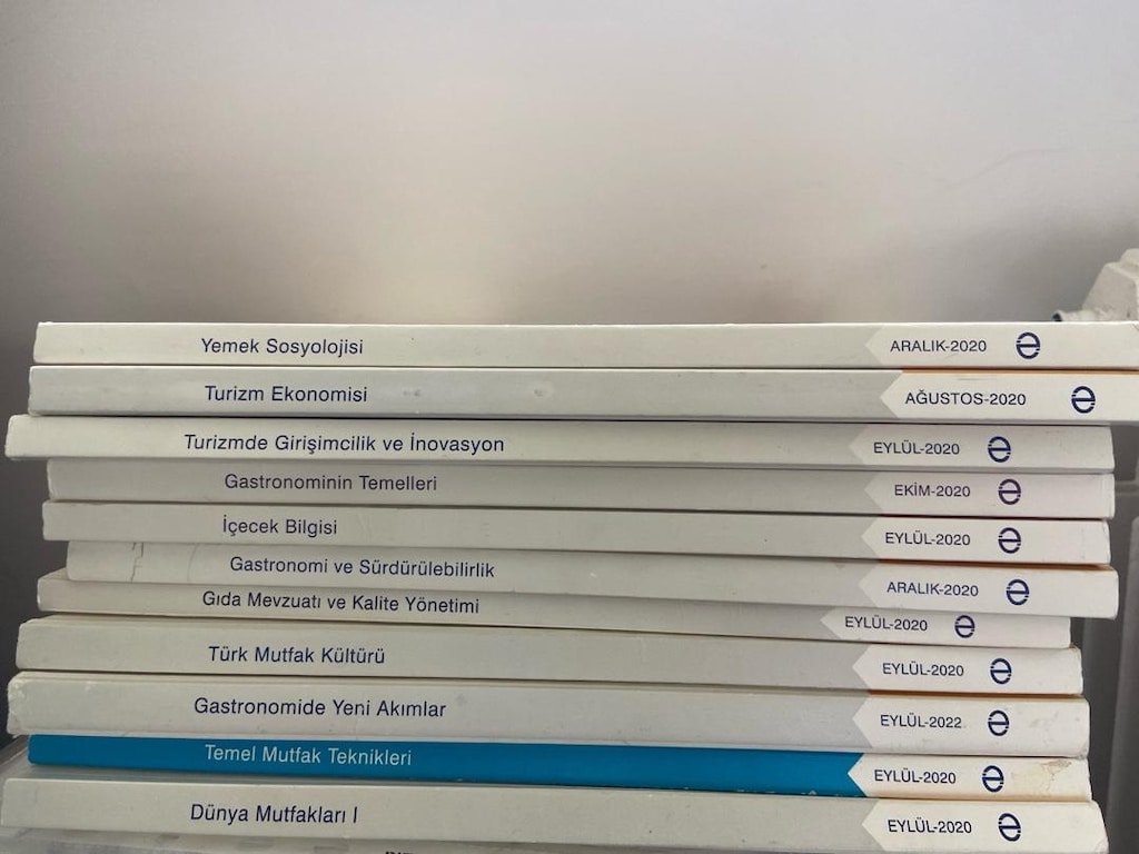 AÖF aşçılık & gastronomi kitapları - 9