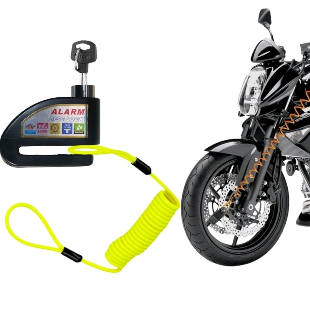YUMA ALARMLI MOTORBİSİKLET KİLİDİ