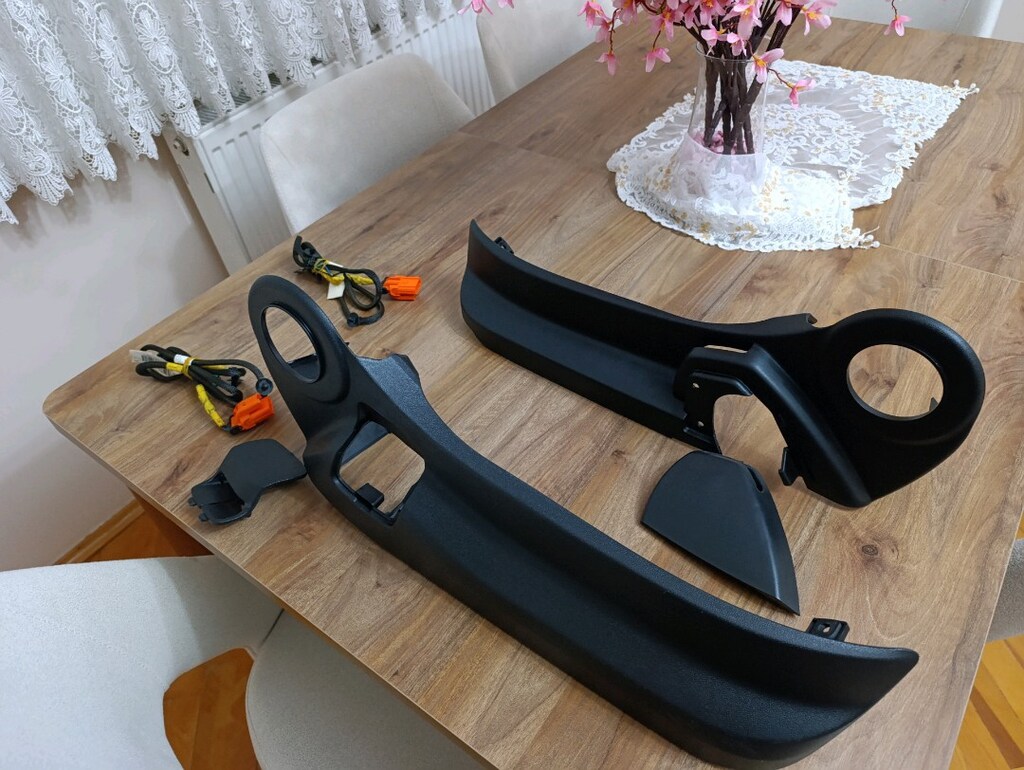 Fiorino ön koltuk döşeme plastik ve hava yastığı kablo tesisatı - 5