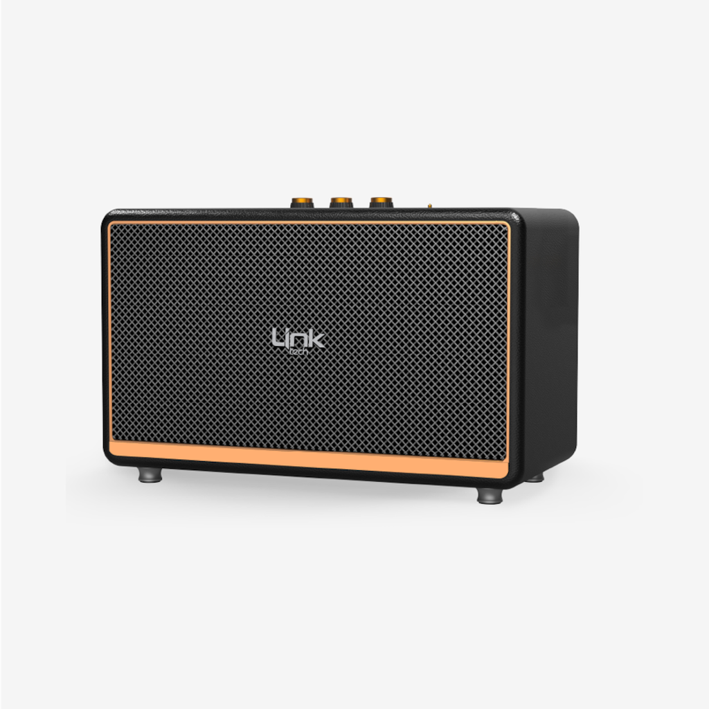 Premium Mikrofonlu 100W Retro Bluetooth Hoparlör M408 - 2