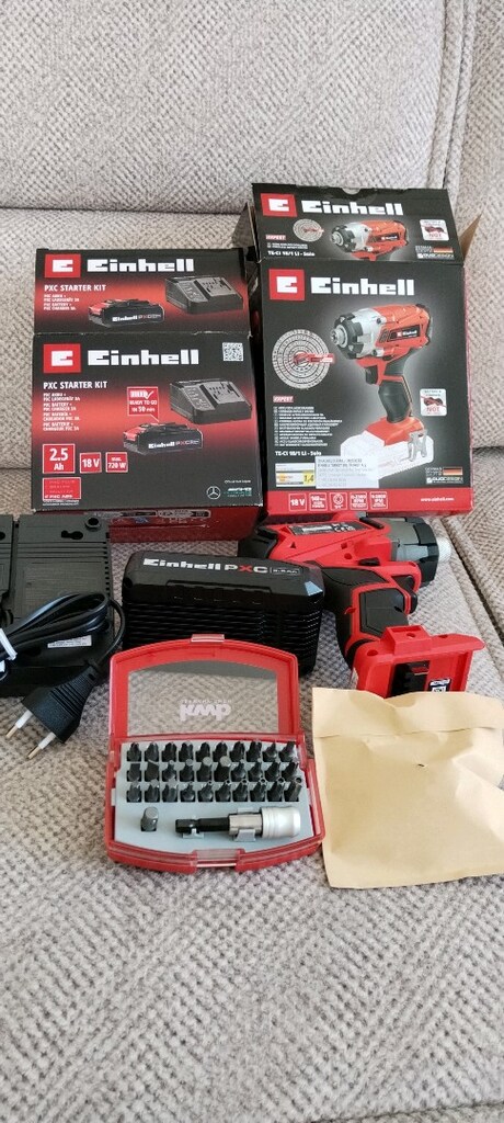 einhell sıfır torklu vidalama seti - 4