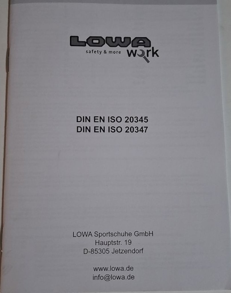 İş güvenliği ayakkabısı, LOWA Renegade Work GTX, S3, 5909, numara 44 - 12