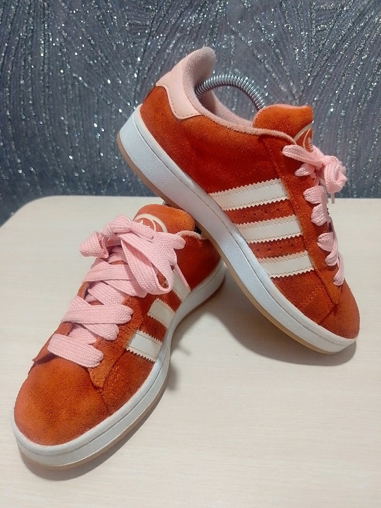 Adidas Campus Turuncu süet Sneaker - 5