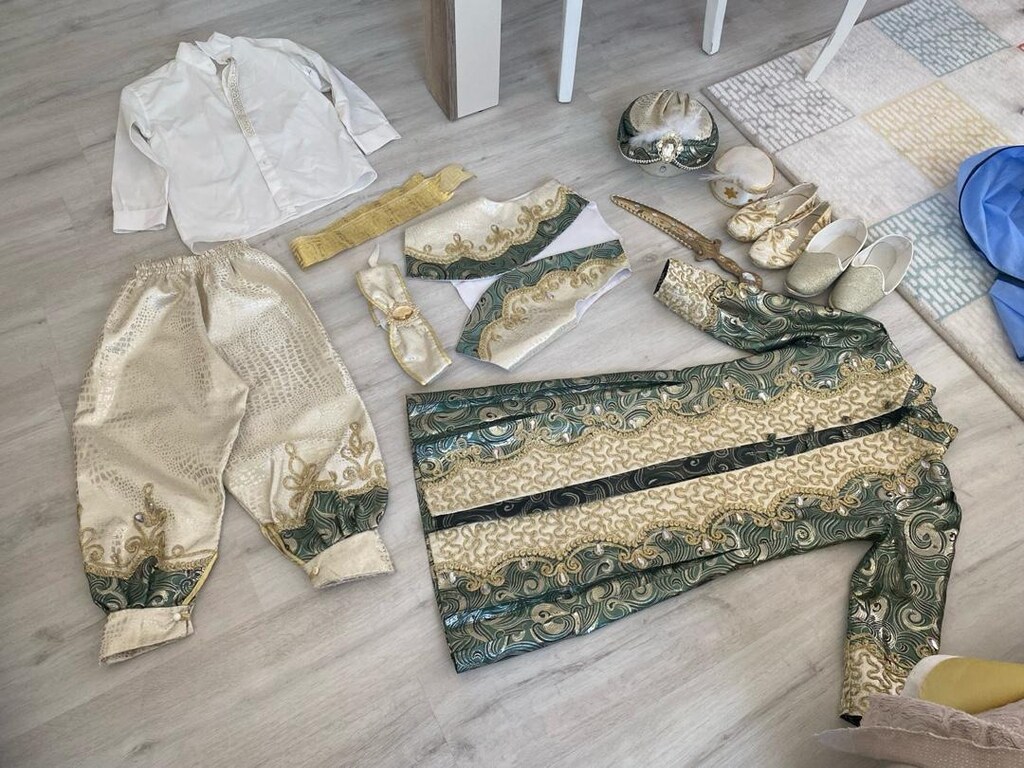 Kaftan Sünnet Kıyafeti 7-8-9 yaş - 6
