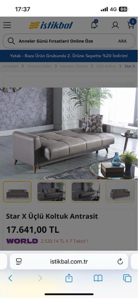 bellona çekyatlı kanepe - 3