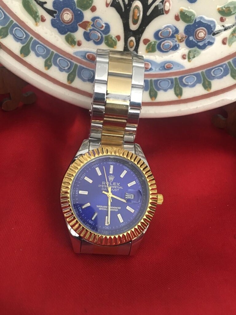Rolex Oyster Perpetual Day-Date: Mavi Kadranlı Şıklık - 5