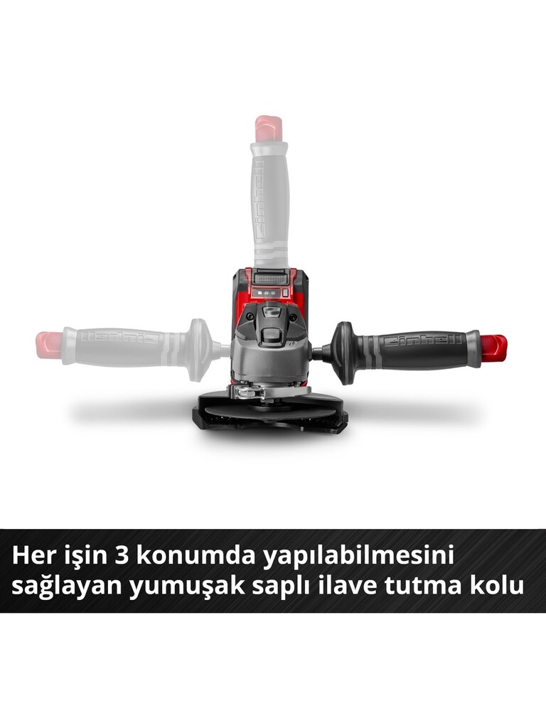Einhell Akülü Avuç Taşlama TE-AG 18/115 Li-Solo Power X-Change - 3