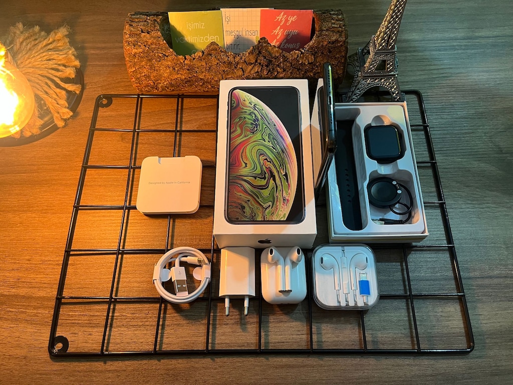 FULL AKSESUARLI 256 GB İPHONE XS MAX SPACE GRAY - 8