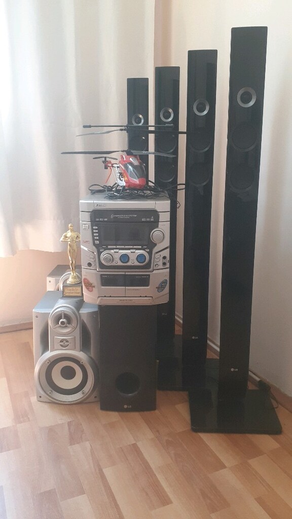 Arçelik müzik seti ve 4+1 lg'nin ses sistemi komple çalışır durumda - 4