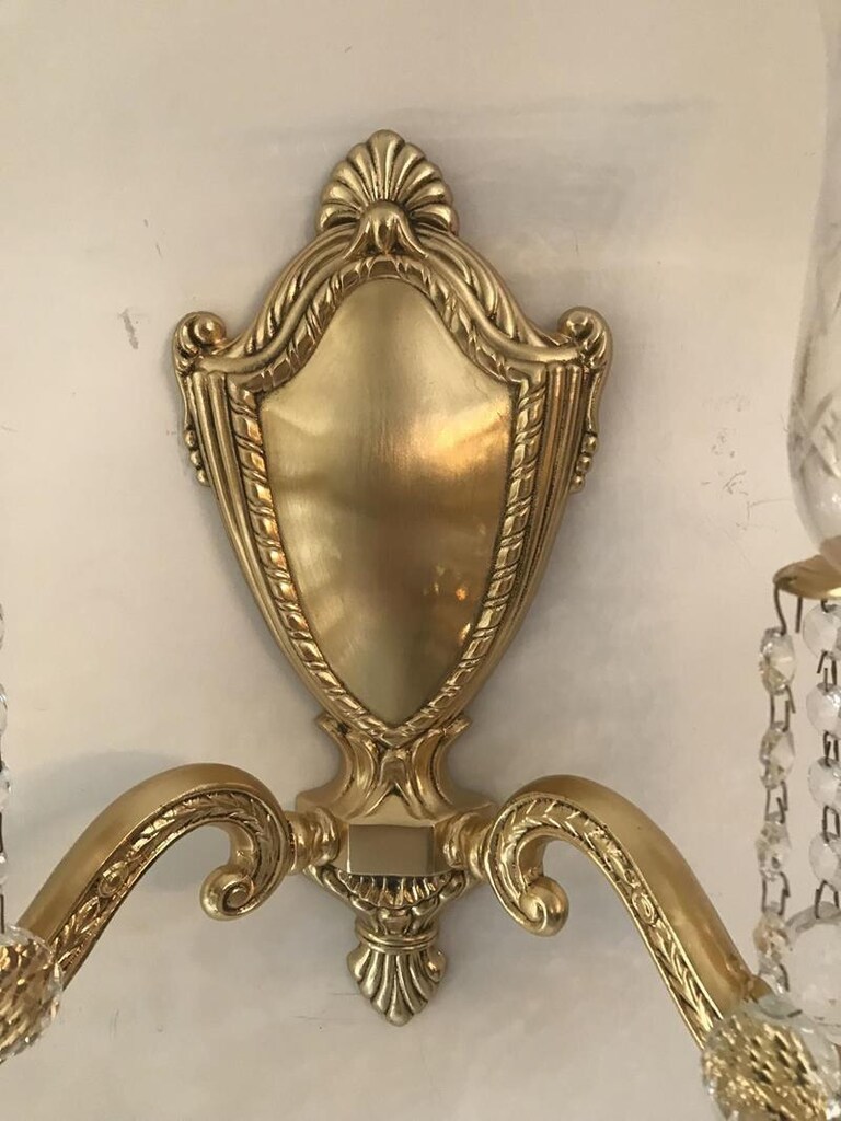 Özkristal Avize Döküm Pirinç Kristal Aplik - 9