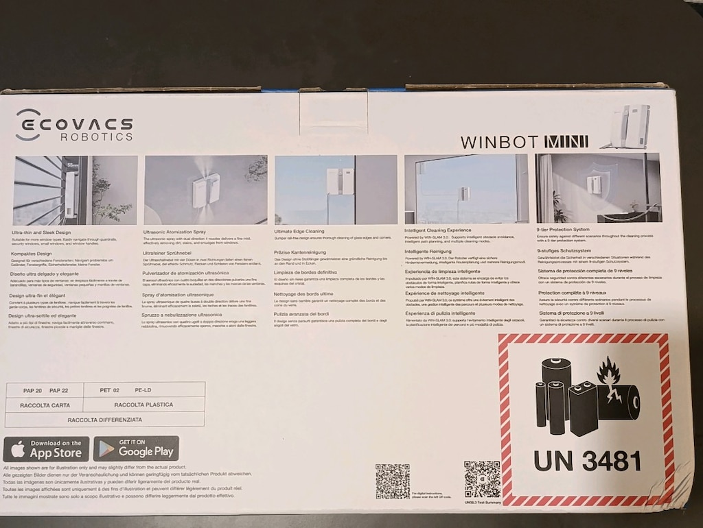 Ecovacs Winbot Mini Cam Silme Robotu - 5