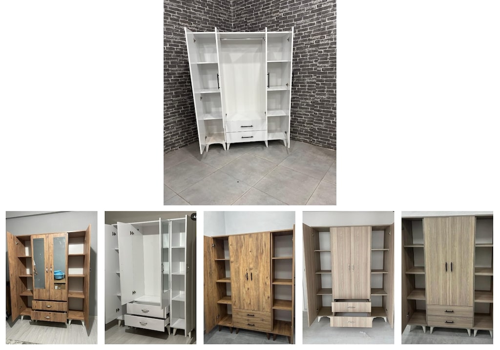 4 kapaklı elbise dolabı mvltrfmesv - 6