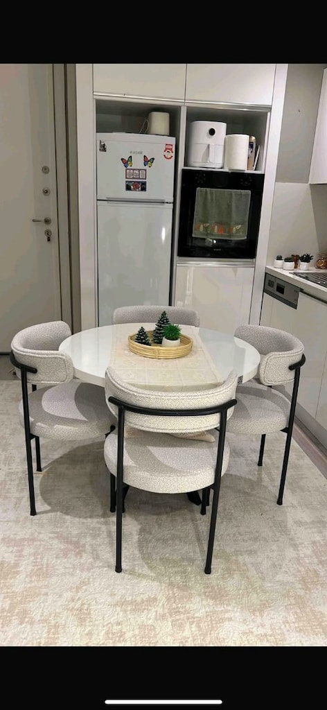 YEMEK MASASI ŞIK MUTFAK MASASI MODERN TASARIM - 5