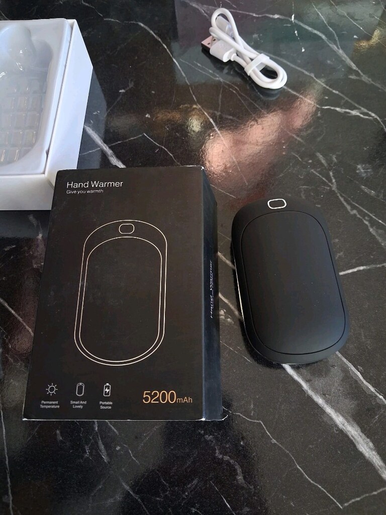SIFIR - 5200mAh Şarjlı El Isıtıcısı ve Powerbank (H2 Model) - 3