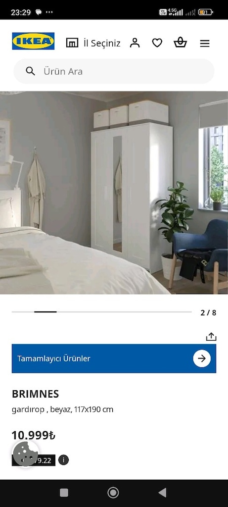 Ikea Brimnes Gardrop Dolap - 2